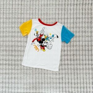 Disney Mickey & Friends T-Shirt - White, Yellow, Blue